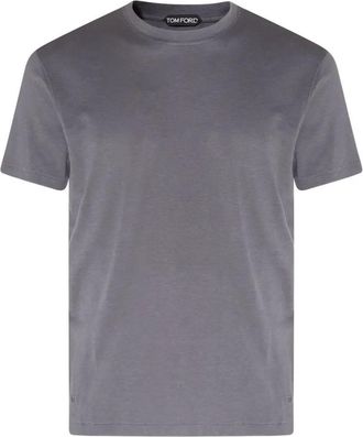 Tom Ford Lyocell Cotton Crew Neck T-Shirt Clothing