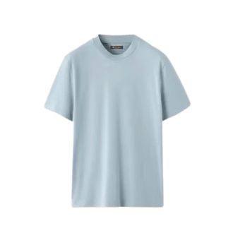 Loro Piana Ray T-Shirt - male - Loro Piana - T-Shirts - Blue - 4XL - Tops