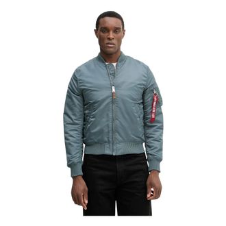 Alpha Industries Ma-1 VF Vintage Fit 59 - Heren - Bomber jackets - Blauw - S - Leer - Jassen