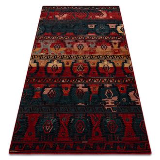 RugsX Rugsx - Alfombra De Lana Omega Tapas &Eacute;tnico Azul Oscuro Red 200x300 Cm
