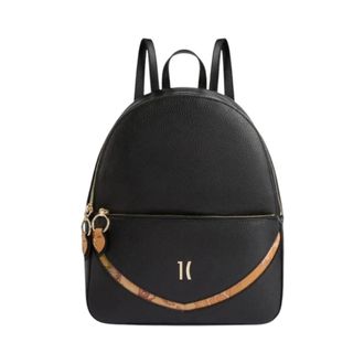 Alviero Martini 1A Classe Backpacks, female, Black, ONE SIZE, Castle Leather Backpack