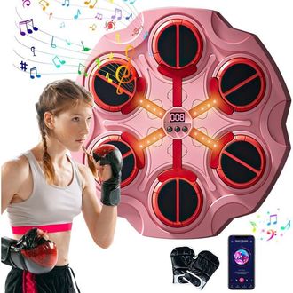 OEM M&aacute;quina De Boxeo Musical, Nueva M&aacute;quina De Boxeo Inteligente Montada En La Pared 2024, Bluetooth Con Guantes De Boxeo Para Adultos Y Ni&ntilde;os, 9 Velocida
