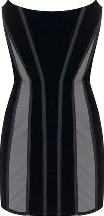 Elisabetta Franchi Dames, Jurken, Zwart, Maat: 2XL
