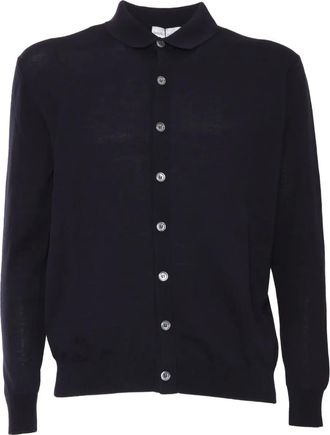 Settefili Cashmere Cardigan in cotone - Nero