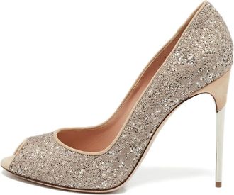 Sebastian Tarek Pumps con glitter 120mm - Toni neutri