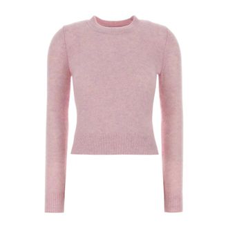Isabel Marant Round-neck Knitwear, female, Pink, Size: 2XS Isadora Sweater