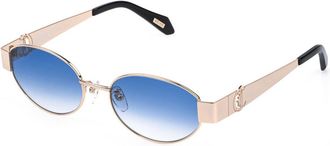 Just Cavalli SJC152 300B Womens Sunglasses Gold Size 54