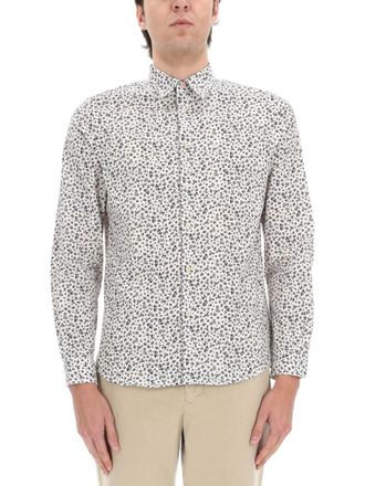 Paul Smith White Regular Printed Shirt