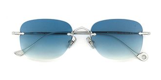 Eyepetizer Rochester C.1-53 Mens Sunglasses Silver Size 54