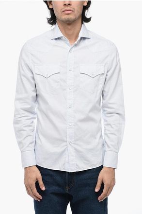 Brunello Cucinelli Leisure-fit Shirt with Jewel Buttons size S