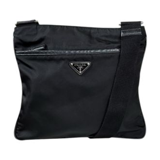Prada Black Nylon Shoulder Bag (Pre-Owned)