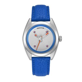 Heritor Symphony Leather-Band Watch