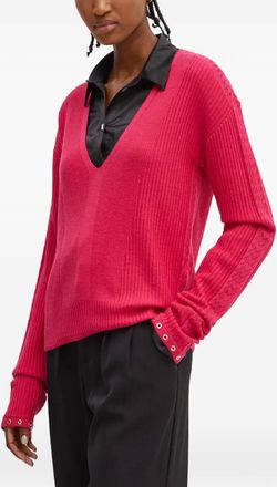 Patrizia Pepe V-neck sweater - Pink