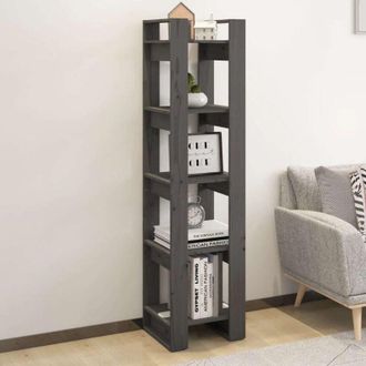 vidaXL Vidaxl - Estanter&iacute;a/divisor De Espacios Madera Pino Gris 41x35x160 Cm