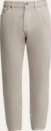 Ermenegildo Zegna Mens Cotton Denim Five-Pocket Pants