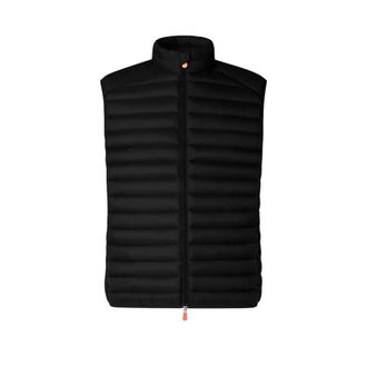 Save The Duck Vests, male, Black, Size: 5XL Save The Duck Coats Black