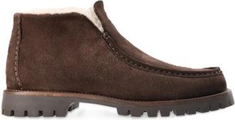 Copenhagen Teddy Instapper Chelsea Boot - Dames - Winterlaarzen - Bruin - 40 EU - Leer - Schoenen