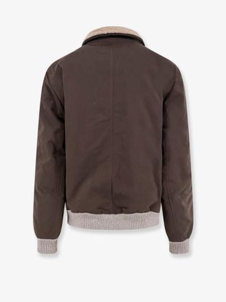 Brunello Cucinelli Mens Jacket Cotton Blend Brown