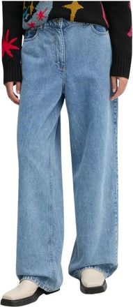 Remain Cocoon Denim Broek - Dames - Loose Fit Jeans - Blauw - W27 - Denim - Jeans