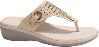 Generic Flip Flop Womens Mules with Heel Toe Separator Platform Sandals Non-Slip Slippers Wedge Sandals Flip Flops Summer Slippers Wedge Heel Summer Shoes Bea