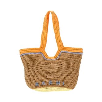 Marni Tote Bags, female, Multicolor, Size: ONE SIZE Seaside Hobo Bag