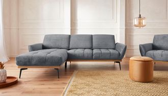 Exxpo Sofa Fashion Ecksofa »Palic, inkl. Rückenverstellung, bequem, elegant, Breite 245cm, L-Form«