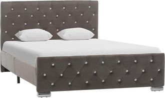 vidaXL Giroletto Grigio In Tessuto 120x200 Cm - Vidaxl