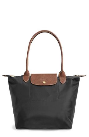 Longchamp Medium Le Pliage Nylon Shoulder Tote in Black at Nordstrom