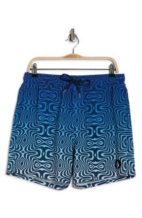 Volcom Volmbre Swim Trunks in Deep Blue at Nordstrom Rack, Size Xx-Large