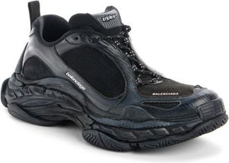Balenciaga Triple S 2 Sneaker in Black /Dark Grey at Nordstrom, Size 13Us