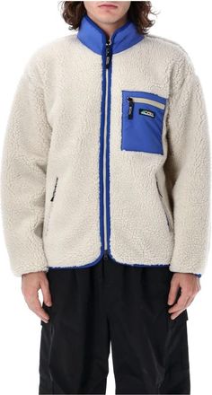 Manastash Gorilla Fleece Jas met Ritszakken - Heren - Fleece jassen - Beige - L - Polyester - Fitness
