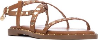 Xti Womens Strappy Sandals In Camel