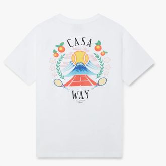 Casablanca Mens Casaway Mountain T-Shirt White