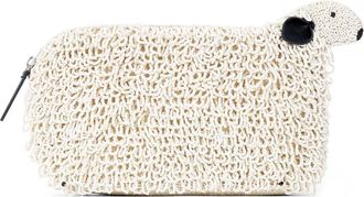 Staud Dolly Beaded Clutch in Ivory at Nordstrom