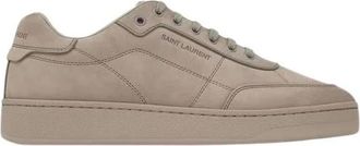 Saint Laurent Sl/61 Sneakers - Heren - Sneakers - Grijs - 40 1/2 EU - Su&egrave;de - Schoenen