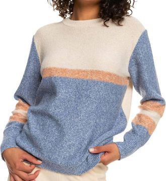 Roxy Real Groove Sweater In Blue