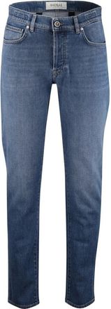 Barmas Heren, Jeans, Blauw, Maat: W38 L34 Katoen