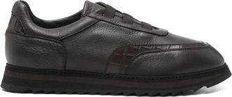 Doucal's Sneakers Rodrigo con inserti - Marrone