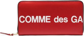 Comme Des Gar&ccedil;ons Wallet Huge Logo - Dames - Portefeuilles - Rood - ONE Size - Accessoires