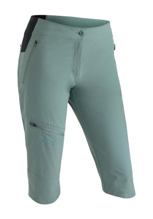 Maier Sports Outdoorhose MAIER SPORTS Inara slim Capri Vario, Damen, Gr. 46, Normalgr&ouml;ssen, blau (mittelblau), 90% Polyamid, 10% Elasthan, Hosen Outdoorhose, Damen