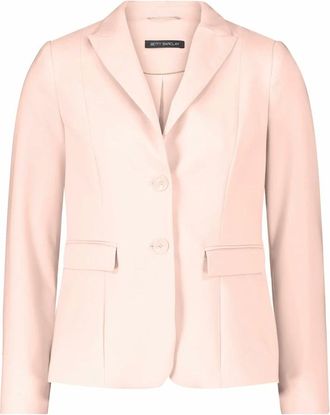 Betty Barclay Enkelrijig blazer - Dames - Jassen - Roze - Maat: L Leer