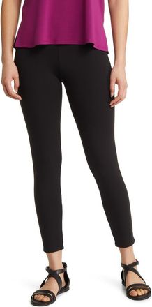 Eileen Fisher High Waist Crop Leggings in Black at Nordstrom, Size X-Small