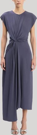 Victoria Beckham Aria Midi Dress In Eclipse