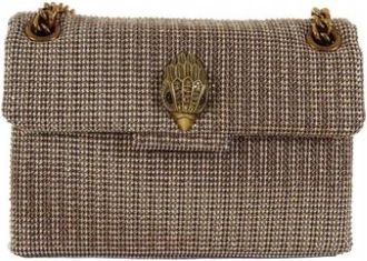 Kurt Geiger Mini Kensington Tas - Dames - Schoudertassen - Beige - ONE Size - Tassen