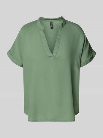 Vero Moda Relaxed Fit Blusenshirt aus reiner Viskose Modell BEAUTY in Schilf Melange, Gr&ouml;&szlig;e XL