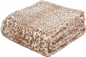 Gözze Wohndecke »Leopard« mit Leopardenmuster, Kuscheldecke