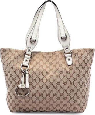 Gucci Pre-owned Tote Bags, female, Brown, Size: ONE SIZE Pre-owned Tote Bag