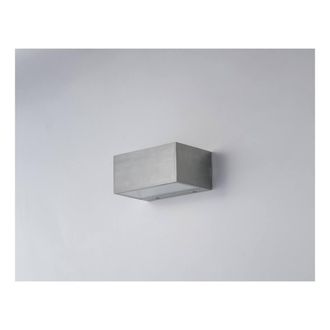 Netlighting TWIN LED 2 Light Up Down Light Nickel IP54 900lm 4000K 14x8.9x6.5cm in Grey | Size: 14x8.9x6.5 cm