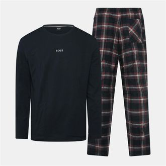 HUGO BOSS Mens Boss Holiday Pyjamas in Blue