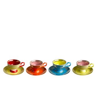 Pols Potten 4-tlg. Espresso-Set Grandma